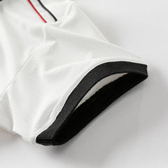 Dave&Bella Kids Boys Summer Sports Red T-shirt White Short Sets