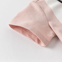 Dave&Bella Kids Boys Summer Sports-style Striped Outdoor Polos Shorts Sets