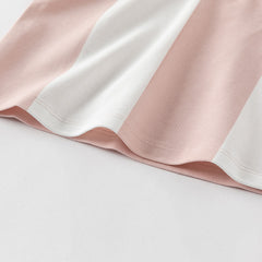 Dave&Bella Kids Boys Summer Sports-style Striped Outdoor Polos Shorts Sets