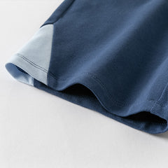 Dave&Bella Kids Boys Summer Sports-style Striped Outdoor Polos Shorts Sets