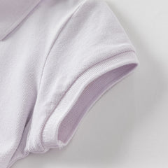 Dave&Bella Toddler Girls Summer Outdoor Cute Polo-collar A-line Dress