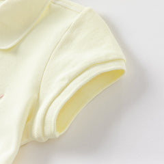 Dave&Bella Toddler Girls Summer Outdoor Cute Polo-collar A-line Dress