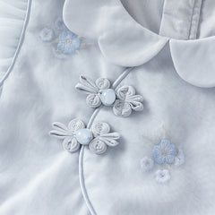 Dave&Bella Girl Summer Classic Blue Purple Mesh Princess Sleeveless Dress