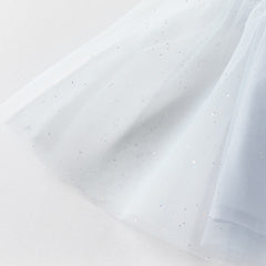 Dave&Bella Girl Summer Classic Blue Purple Mesh Princess Sleeveless Dress