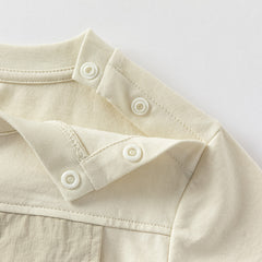 Dave&Bella Kids Boys Summer Light Grey Green Casual T-shirt Pant Sets