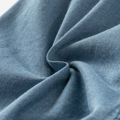 Dave&Bella Toddler Boys Summer Denim Blue Loose Jean Shorts