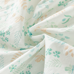 Dave&Bella Girls Summer Cotton Leaf Print Sleeveless Dress