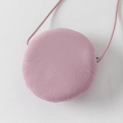 Dave&Bella Toddler Girls Summer Grey Purple Mesh Flutter Sleeve Dress (wallet bag)