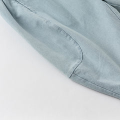 Dave&Bella Toddler Boys Summer Daily Denim Blue Versatile Loose Pants
