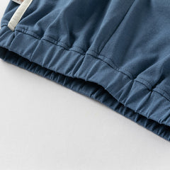 Dave&Bella Kids Boys Summer Outdoor Antimicrobial T-shirt Short Pant Sets