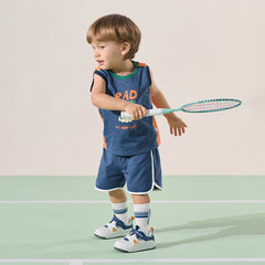 Dave&Bella Kids Boys Summer Outdoor Antimicrobial T-shirt Short Pant Sets