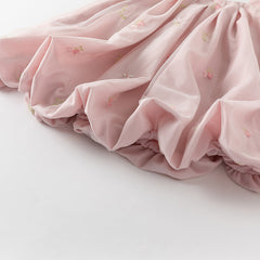 Dave&Bella Girls Summer Pink Tulle Mesh Sleeveless Princess Jellyfish Style Dress