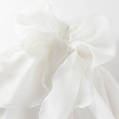 Dave&Bella Girls Summer Fantasy Mesh White Dress