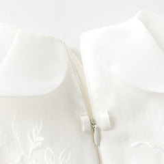 Dave&Bella Girls Summer Fantasy Mesh White Dress