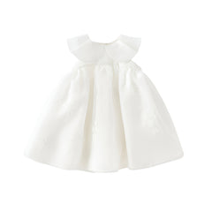 Dave&Bella Girls Summer Fantasy Mesh White Dress