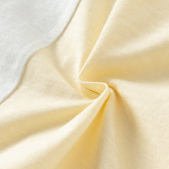 Dave&Bella Toddler Boys Summer Casual Yellow Comfortable T-shirt Pant Outfit Sets