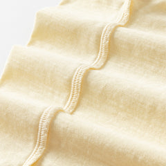 Dave&Bella Toddler Boys Summer Casual Yellow Comfortable T-shirt Pant Outfit Sets