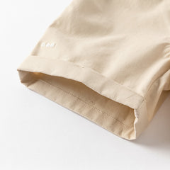 Dave&Bella Toddler Boys Summer Cotton Blue T-shirt Backpack Shorts Sets