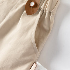 Dave&Bella Toddler Boys Summer Cotton Blue T-shirt Backpack Shorts Sets