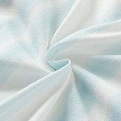 Dave&Bella Toddler Boys Summer Blue White Striped T-Shirt Short Sets