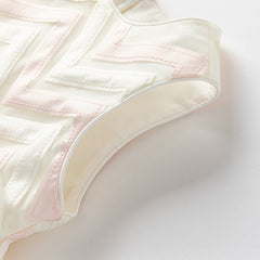 Dave&Bella Girls Summer Yellow Sleeveless Mesh Sweetheart Vest Dress