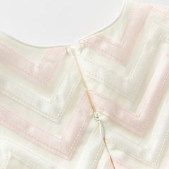 Dave&Bella Girls Summer Yellow Sleeveless Mesh Sweetheart Vest Dress