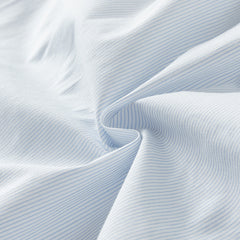 Dave&Bella Girls Summer Cotton Blue White Striped Cute Sleeveless Dress (wallet bag)