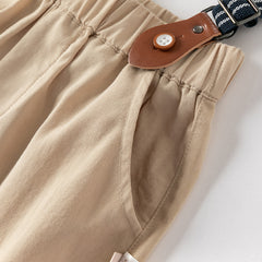 Dave&Bella Toddler Boys Summer Gentleman Striped Shirt Back Pants Sets