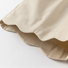 Dave&Bella Kids Girls Summer Khaki/Navy Cotton College Style Shorts