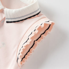 Dave&Bella Girls Summer Formal College Polo Sleeveless Dress