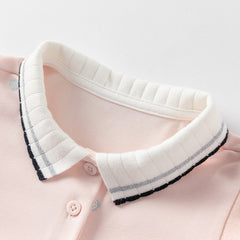 Dave&Bella Girls Summer Formal College Polo Sleeveless Dress