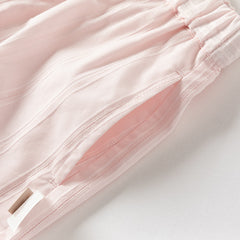 Dave&Bella Toddler Girls Summer Cotton Candy Pink Lace T-shirt Short Sets