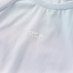 Dave&Bella Kids Girls Summer Gradient Blue T-shirt Pant Outdoor Sports Sets