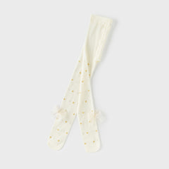 Dave&Bella Girls Summer Light Breathable Beige Footed Tights Leggings