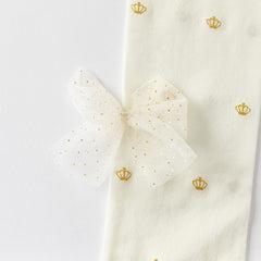 Dave&Bella Girls Summer Light Breathable Beige Footed Tights Leggings