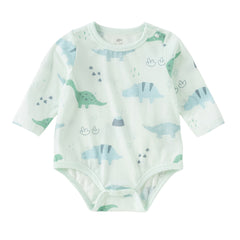 Dave&Bella Baby Girls/Boys Cotton Print One-Pieces Rompers