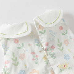 Dave&Bella Girls Summer Cotton Flower Print Sleeveless Dress