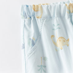 Dave&Bella Toddler Girls/Boys Summer Casual Flower/Dinosaur Print Mosquito-Proof Pants