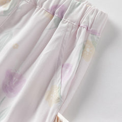 Dave&Bella Toddler Girls/Boys Summer Casual Flower/Dinosaur Print Mosquito-Proof Pants