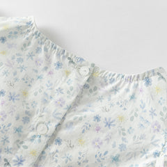 Dave&Bella Toddler Girls Summer Cotton Floral T-shirt Jeans Sets