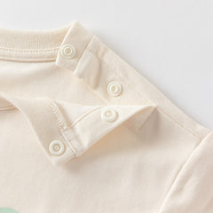 Dave&Bella Toddler Boys/Girls Summer Playful Print Classic T-shirt Tops