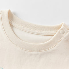 Dave&Bella Toddler Boys/Girls Summer Playful Print Classic T-shirt Tops