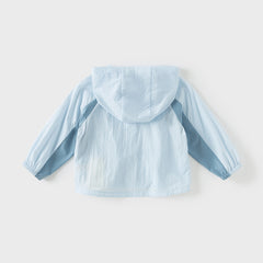 Dave&Bella Kids Boys Summer Blue Outdoor UV-protection Sunscreen Lightweight Jackets