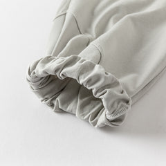 Dave&Bella Toddler Boys Summer Blue/Light Grey Casual Drawstring Loose Pants