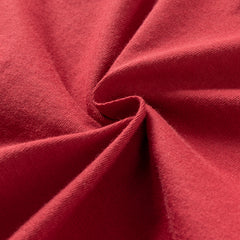 Dave&Bella Toddler Boys Summer Playful Red/Beige Breathable Cotton T-shirt Tops