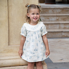 Dave&Bella Girls Summer Cotton Fresh Floral Princess Dress