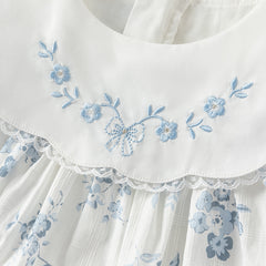 Dave&Bella Girls Summer Cotton Fresh Floral Princess Dress