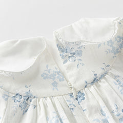 Dave&Bella Girls Summer Cotton Fresh Floral Princess Dress