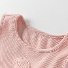 Dave&Bella Girls Summer Pink Mesh Elegant Princess Dress