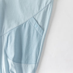 Dave&Bella Toddler Boys Summer Casual Breathable Cotton Loose Drawstring Pants